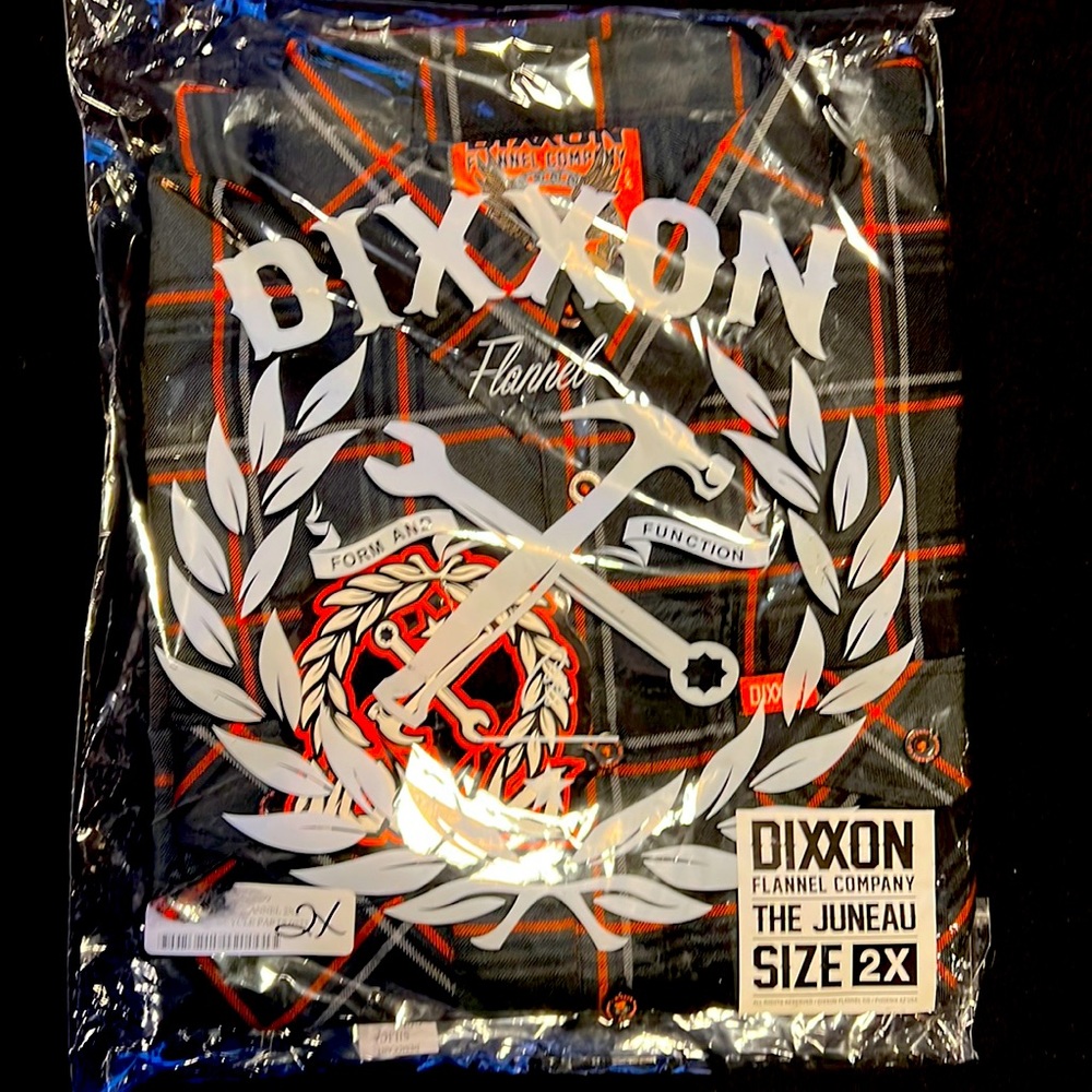 DIXXON Flannel Co. “The Juneau” NIB. Original packaging. Never opened. 2X